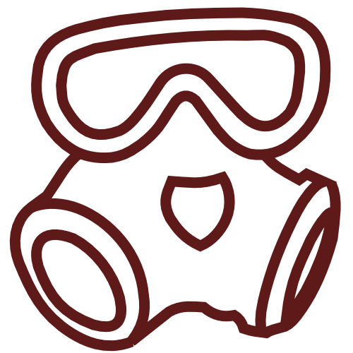 Icon: mold particle respirator